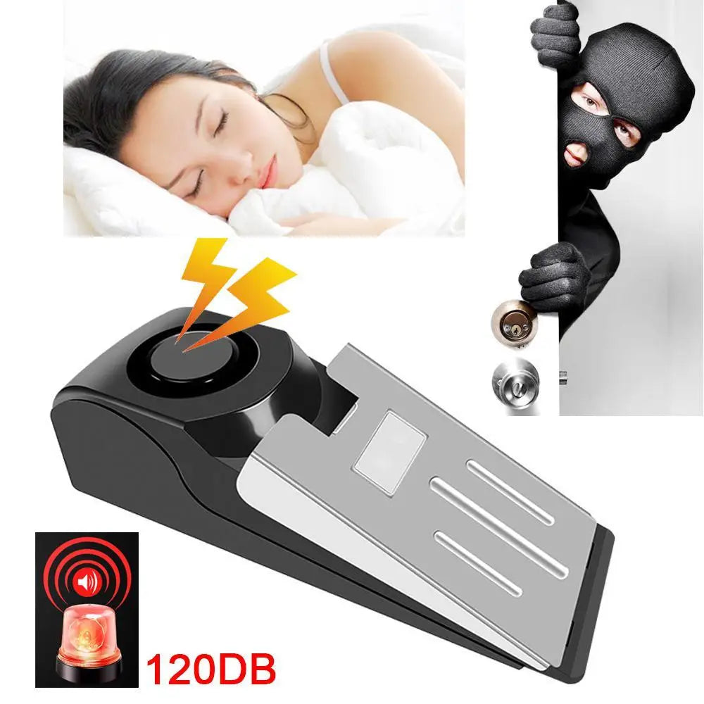 Door Stopper Alarm, Siren Door Safety Wedge Anti Break-In Door Personal self-defense necessities when traveling at home