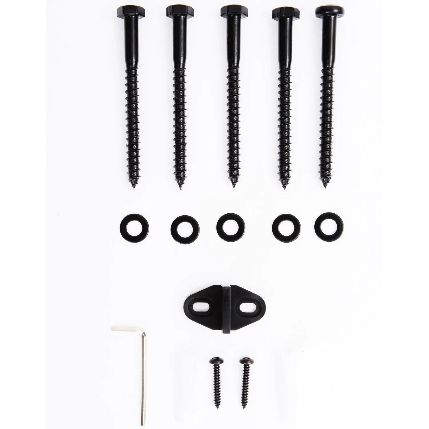 HOMCOM Kit Instalacion Montaje Puerta Corredera Madera Puertas Corredizas Riel Acero