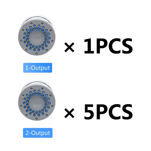 3pcs-6pcs/set Shower Head Shower Cabin Room Accessories Hydraulic Acupuncture Massage Water Saving Jets Bathroom