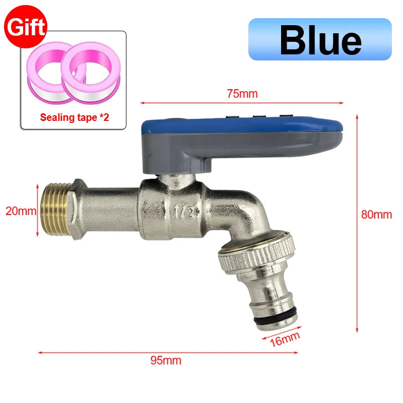 A Faucet with A Password Lock, Suitable for Outdoor Gardens, Public Places, Made of Brass, Pipe Fitting Connected Valve