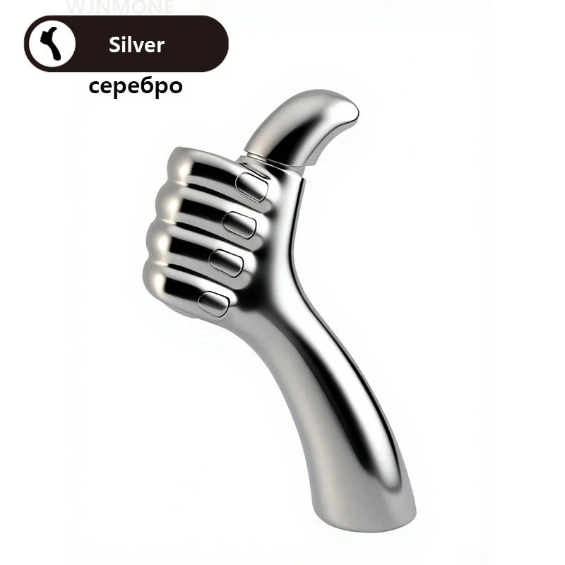 Modern Design Bathroom Sink Faucet Thumbs Bathroom Faucet Brass Mixer Basin Faucet Single Hole Deck Mounted Washbasin Water Taps