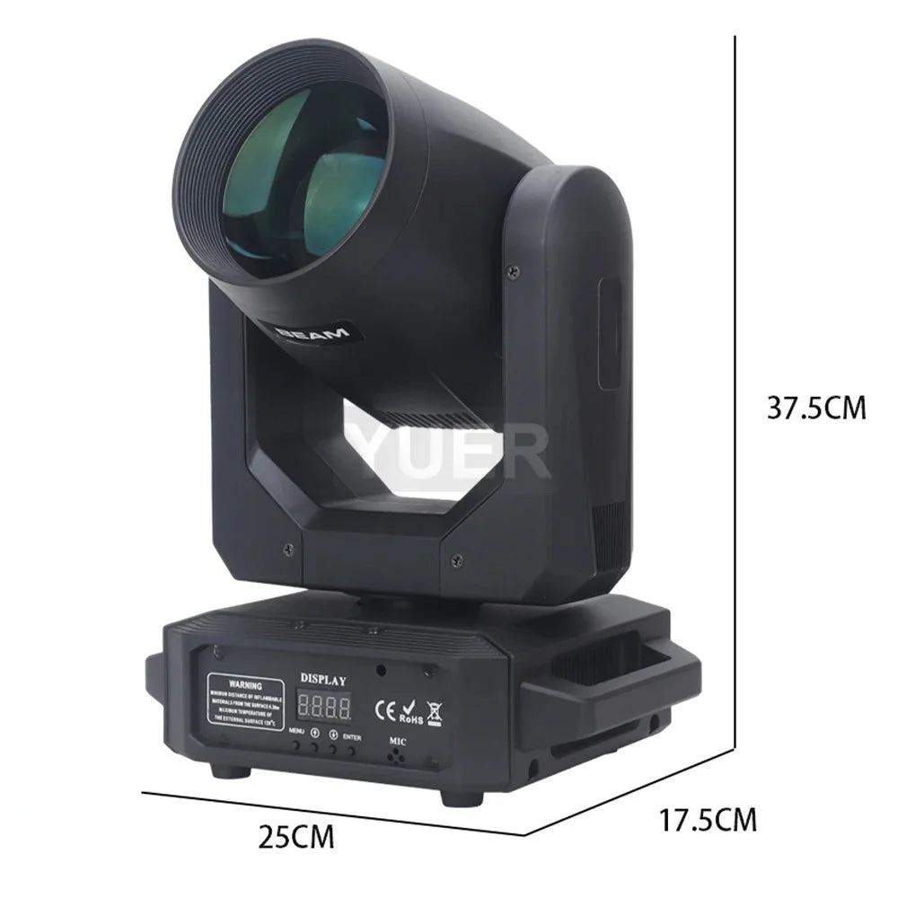 10Pcs/lot NEW 200W LED Moving Head Light Beam+Spot+18 Rotating Prisms+Rainbow Effect Dj Dmx Stage Light Effect Light Disco Bar