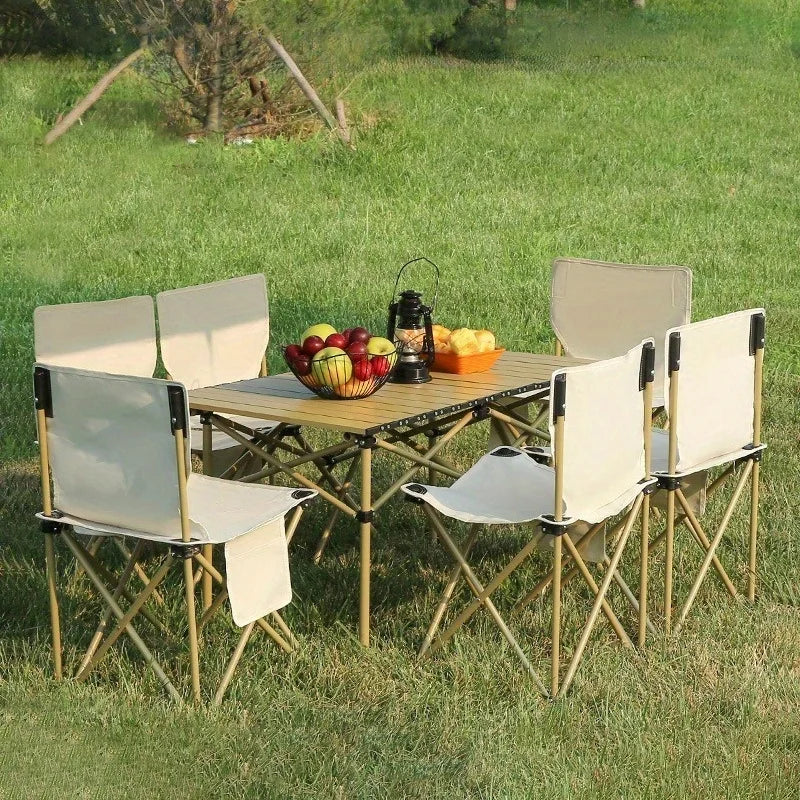 37.4'' Portable Outdoor Folding Camp Table, Ultra-light with Mesh Storage Pouch, Ideal for Indoor Use, Outdoor Activities,