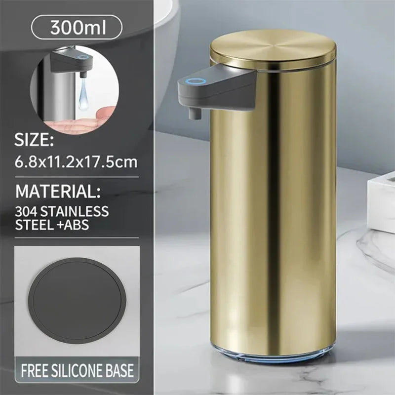 Stainless Steel Soap Dispenser Electric Non-Contact Infrared Sensor Soap Dispenser Liquid Dispenser For Home Kitchen Bathroom