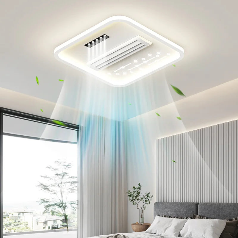 Modern Ultra Thin Leafless Ceiling Light Full Spectrum Eye Protection Ceiling Light For Bedroom Living Room Home Decoration