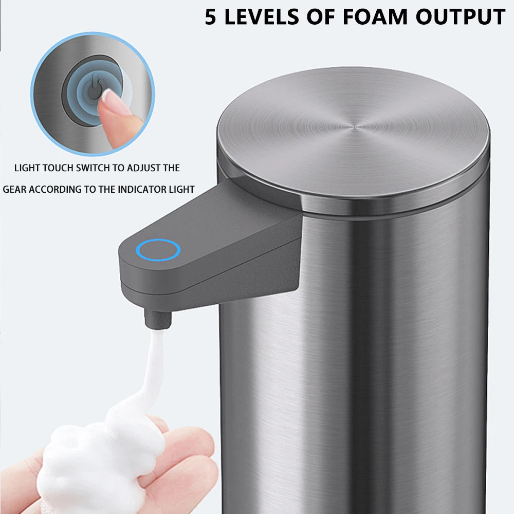 Stainless Steel Soap Dispenser Electric Non-Contact Infrared Sensor Soap Dispenser Liquid Dispenser For Home Kitchen Bathroom