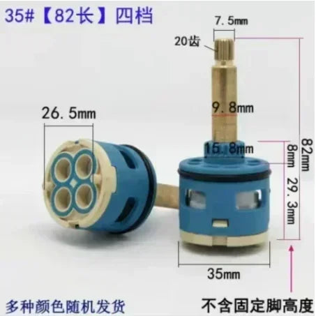 1PC Shower Room Faucet Cartridge Accessories Shower Head Bathtub Water Mixing Valve 3 / 4 Position 26MM 28MM 33MM 35MM 37MM Dia.