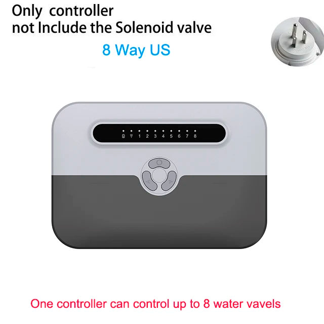 Smart Sprinkelr Controller 8 Zone, WiFi Indoor Irrigation Controller, Supports Rain Sensor, Pump Control