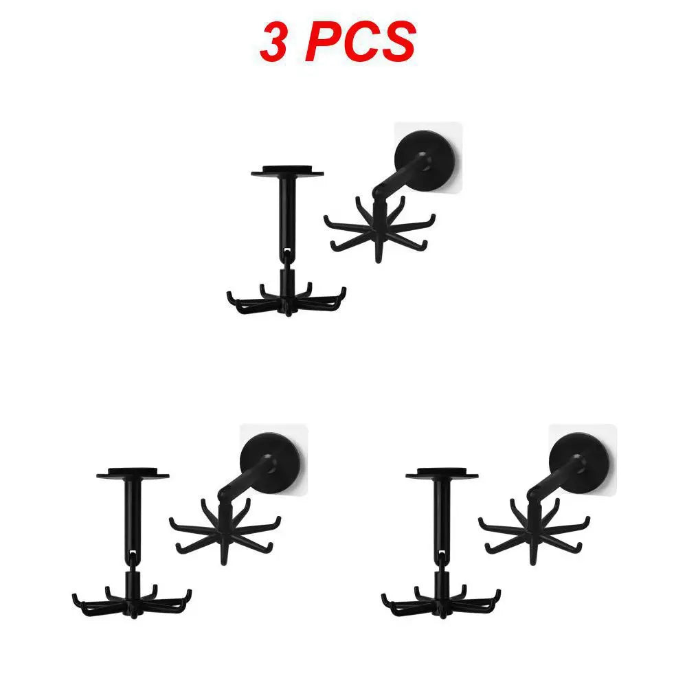 Packs Hanging Tea Towel Clips Towel Hangers Rack Hand Towel Hook Cloth Hanger Holder Brackets Braided Cotton Loop