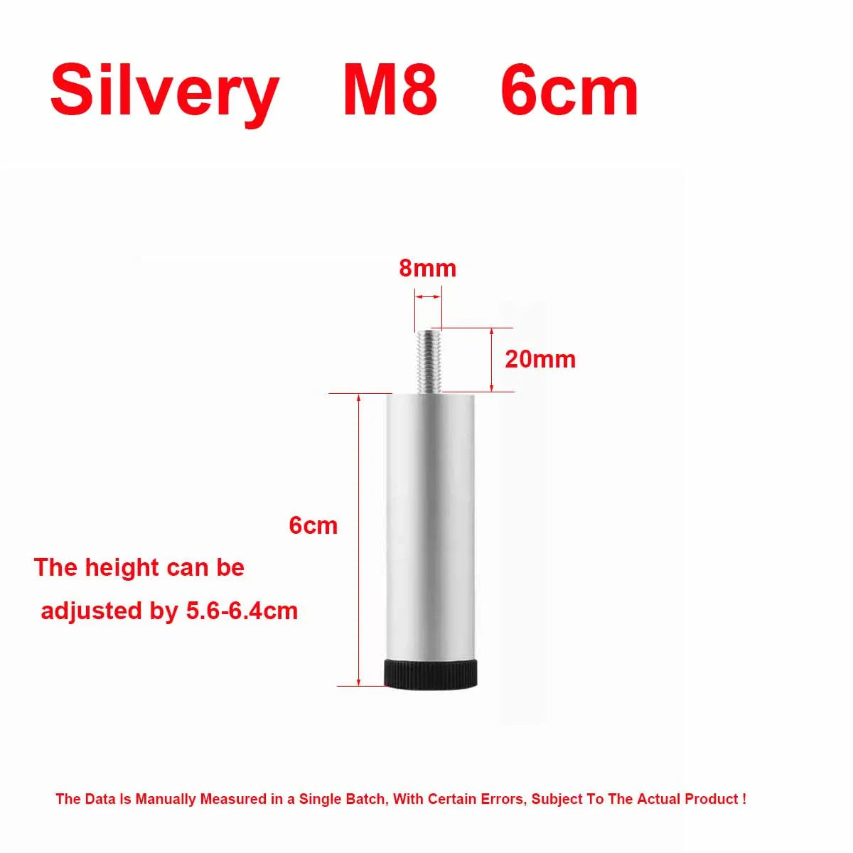 M8Furniture Height Increasing Foot Pads Washing Machines Refrigerators Height Increasing Shock-Absorbing Adjustable Support Legs