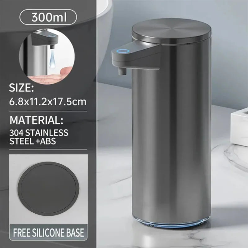 Stainless Steel Soap Dispenser Electric Non-Contact Infrared Sensor Soap Dispenser Liquid Dispenser For Home Kitchen Bathroom