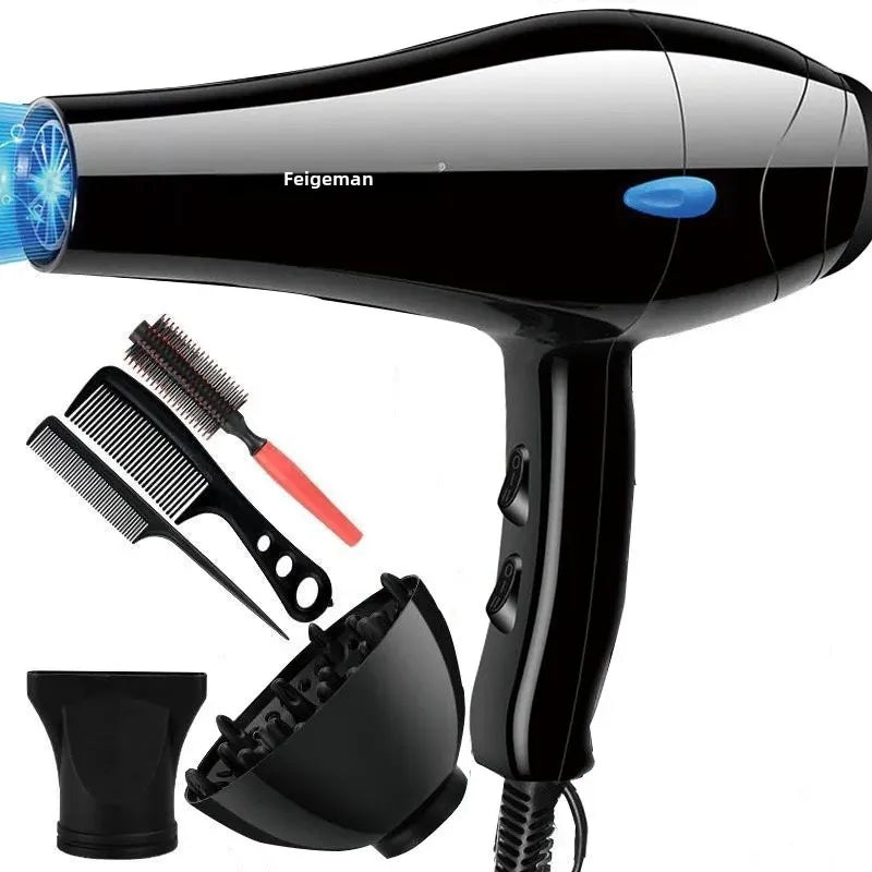 Powerful Hair Dryer For Home And Salon Non-Damaging To Hair Ideal For Students Dormitory Large Power Electric Blow Dryer