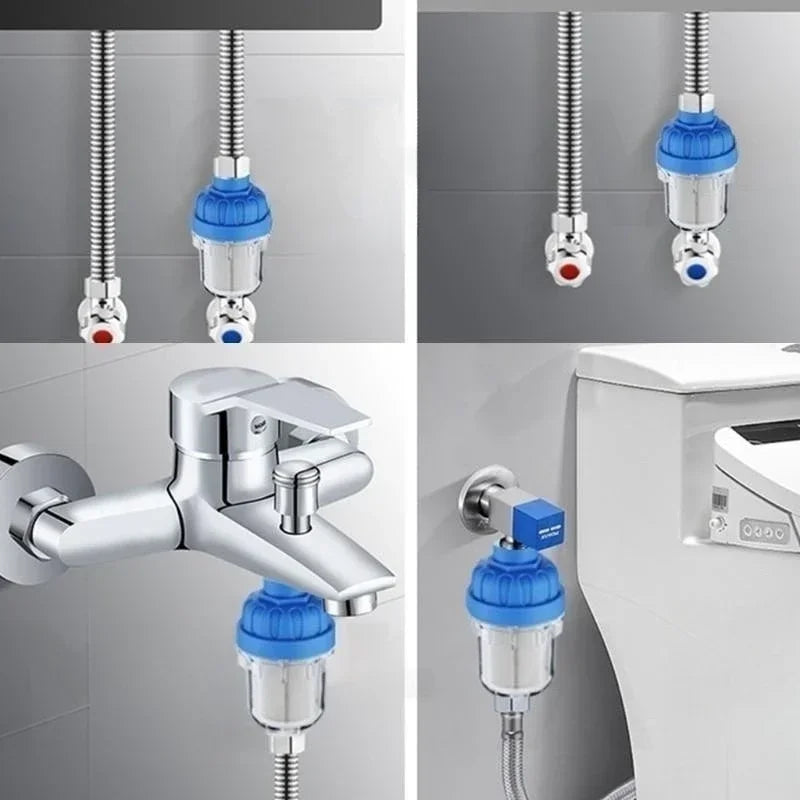 1/2 Inch Stainless Steel Household Pre Water Purification Filter Tap Heater Washing Machine Universal Anti-scaling Filter