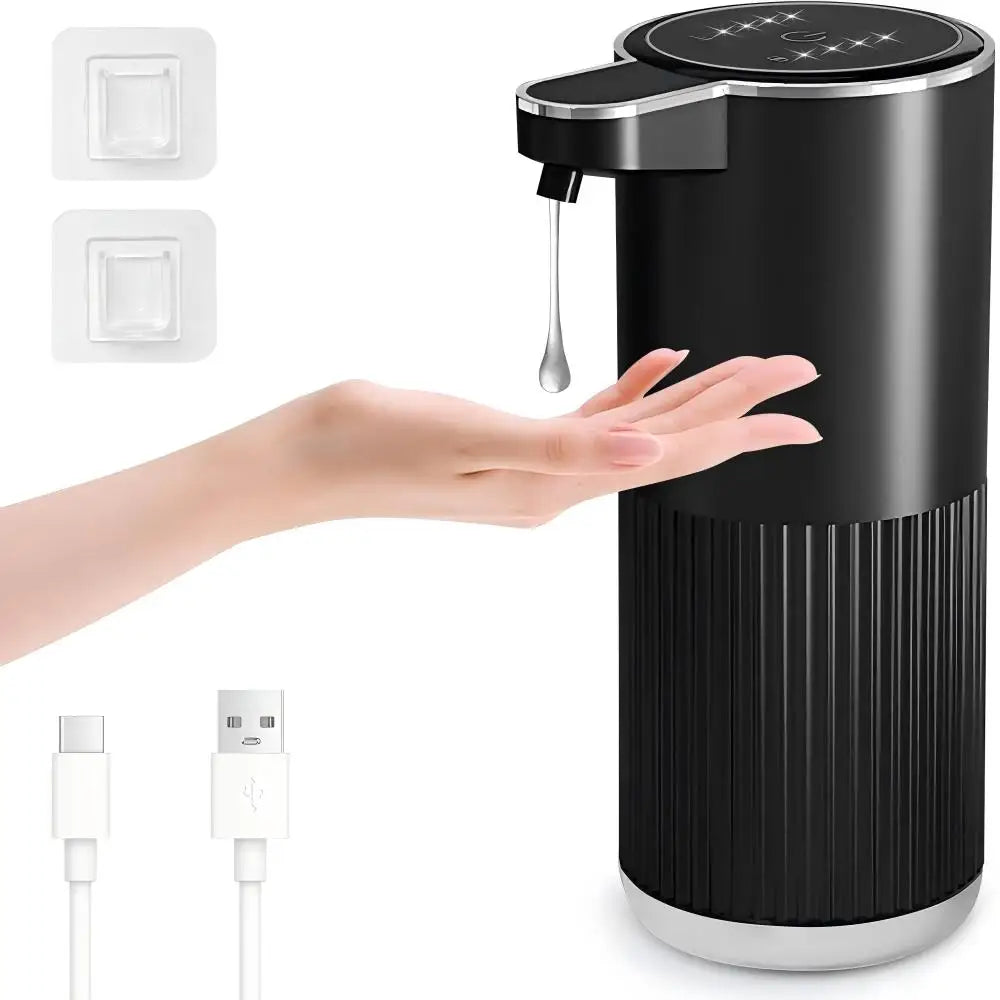 360ML Wall-Mounted IPX5 Waterproof 4-Levels Adjustable Rechargeable Electric Intelligent Automatic Sense Kitchen Soap Dispenser