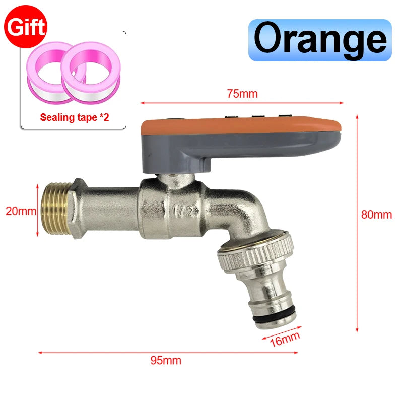 A Faucet with A Password Lock, Suitable for Outdoor Gardens, Public Places, Made of Brass, Pipe Fitting Connected Valve