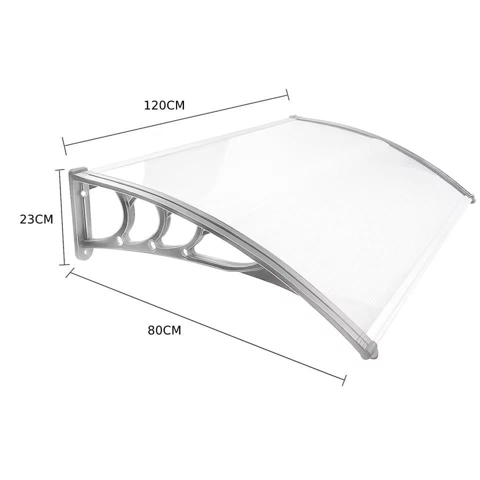 Window Door Awning Canopy Window Awning Front Door Overhang Awning for Sun Shutter For Store Entrance Home Balcony Awning Bracke