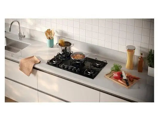 Cooktop 5 Black Continental LPG Gas KC5GR - Bivolt