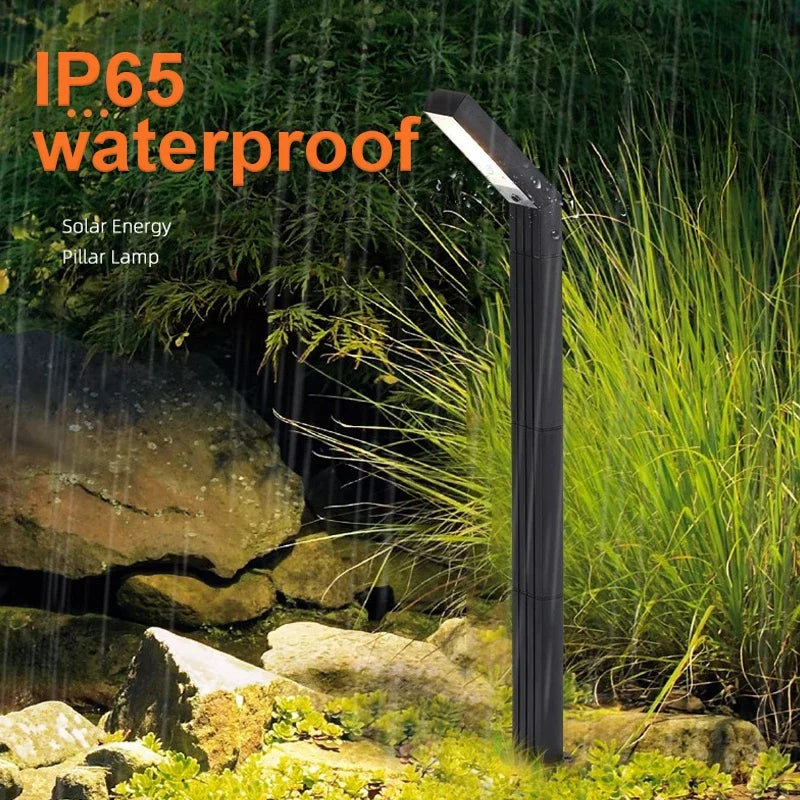 Solar Outdoor Lights Pathway Spotlights Light Solar IP65 Waterproof Garden Lamp for Outside Landscape Path Yard Walkway