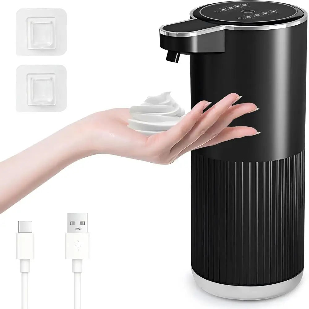 360ML Wall-Mounted IPX5 Waterproof 4-Levels Adjustable Rechargeable Electric Intelligent Automatic Sense Kitchen Soap Dispenser