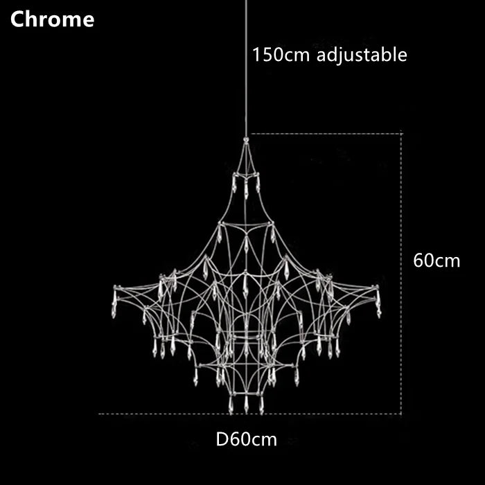 Mira Quasar Chandeliers Luxury Crystal Pendant lamp for Living Room Kitchen Villa Golden Lustre steel crystal Pendant light