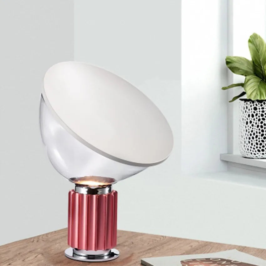 Taccia Table Lamp replica designer glass lamp living room Studio desk lamp bedroom beside floodlight industrial radar light