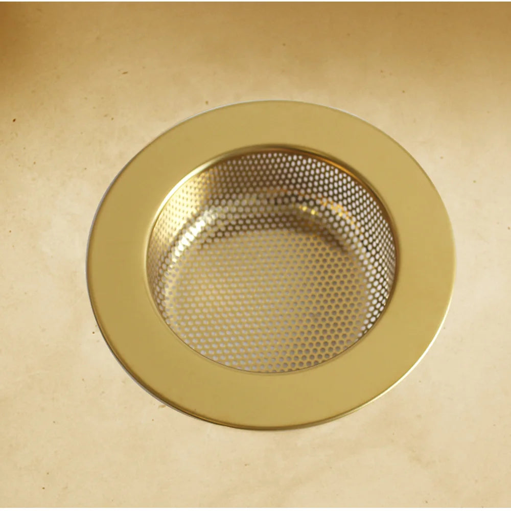 Talea 114MM Drain Basket Filter Hair Catcher Golden Color QS419C012