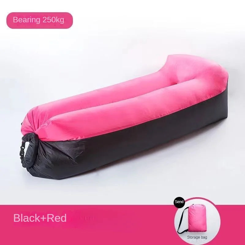 Lazy Inflatable Sofa Outdoor Portable Inflatable Couch Folding Camping Inflatable Sofa Outdoor Furniture Inflatable Lounger
