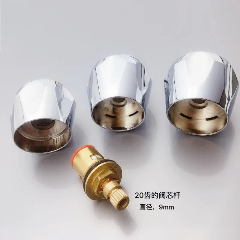 Faucet Handle Universal Washbasin Replacement Handle Knob Hot Cold Sink Tap Switch for Kitchen Bathroom Hardware Accessories