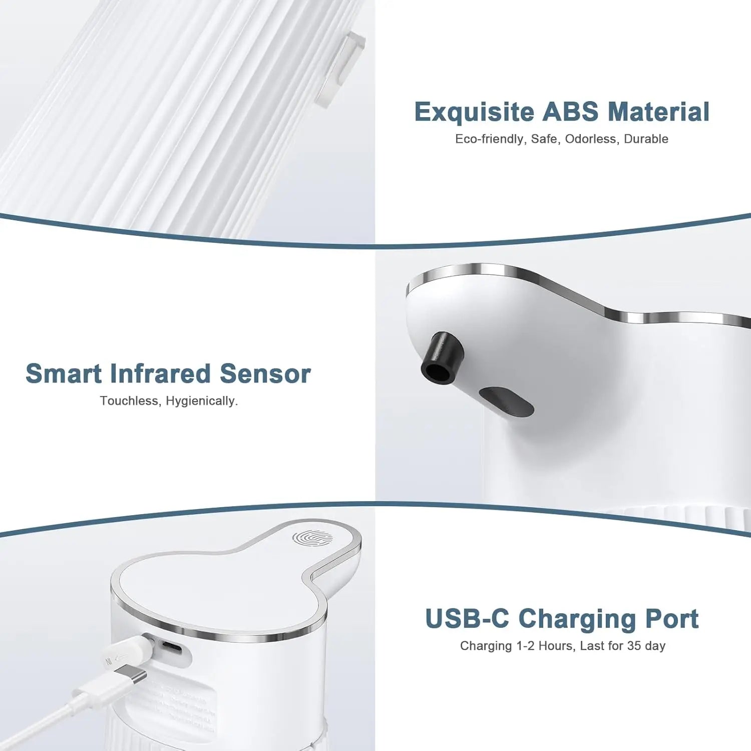 400ML Light Display Wall-Mounted Desktop Infrared Automatic Smart Sensor Soap Dispenser Hand Dish Sanitizer Pump Washing Machine