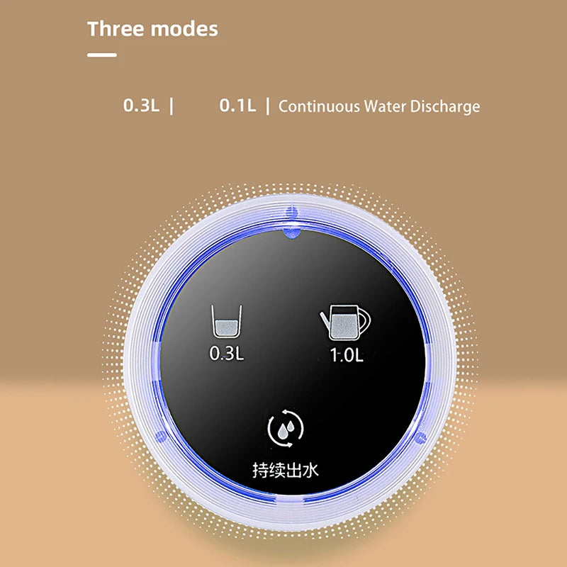 Electric Water Pump Rechargeable Automatic Smart Water Dispenser for Gallon Drinking Portable Water Bottle Pump for Home Office