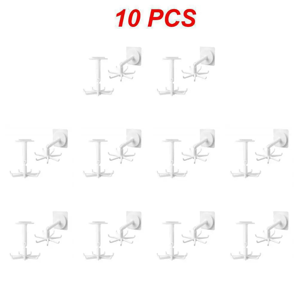 Packs Hanging Tea Towel Clips Towel Hangers Rack Hand Towel Hook Cloth Hanger Holder Brackets Braided Cotton Loop