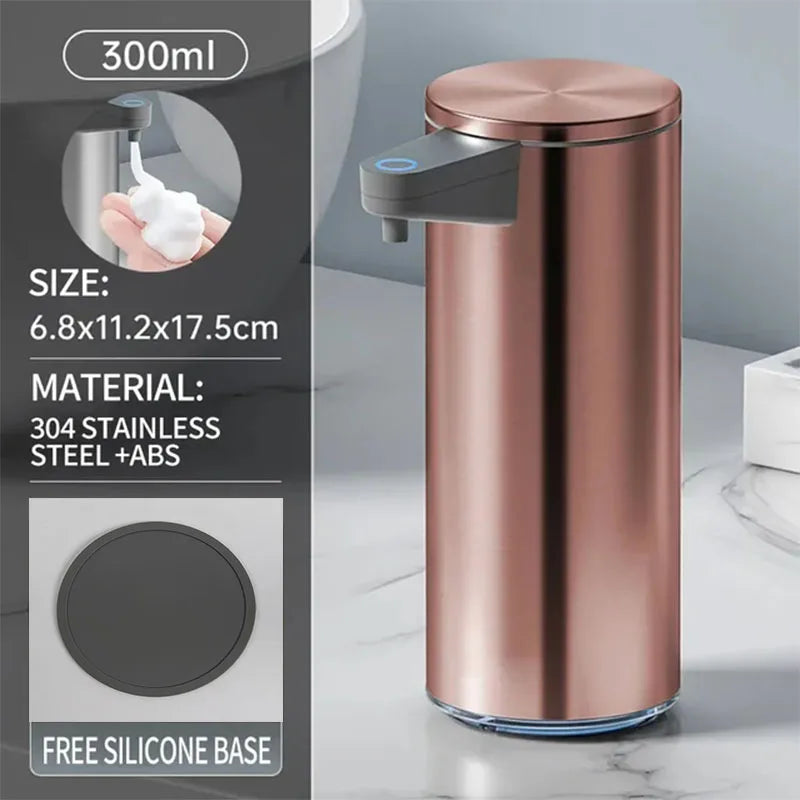 Stainless Steel Soap Dispenser Electric Non-Contact Infrared Sensor Soap Dispenser Liquid Dispenser For Home Kitchen Bathroom