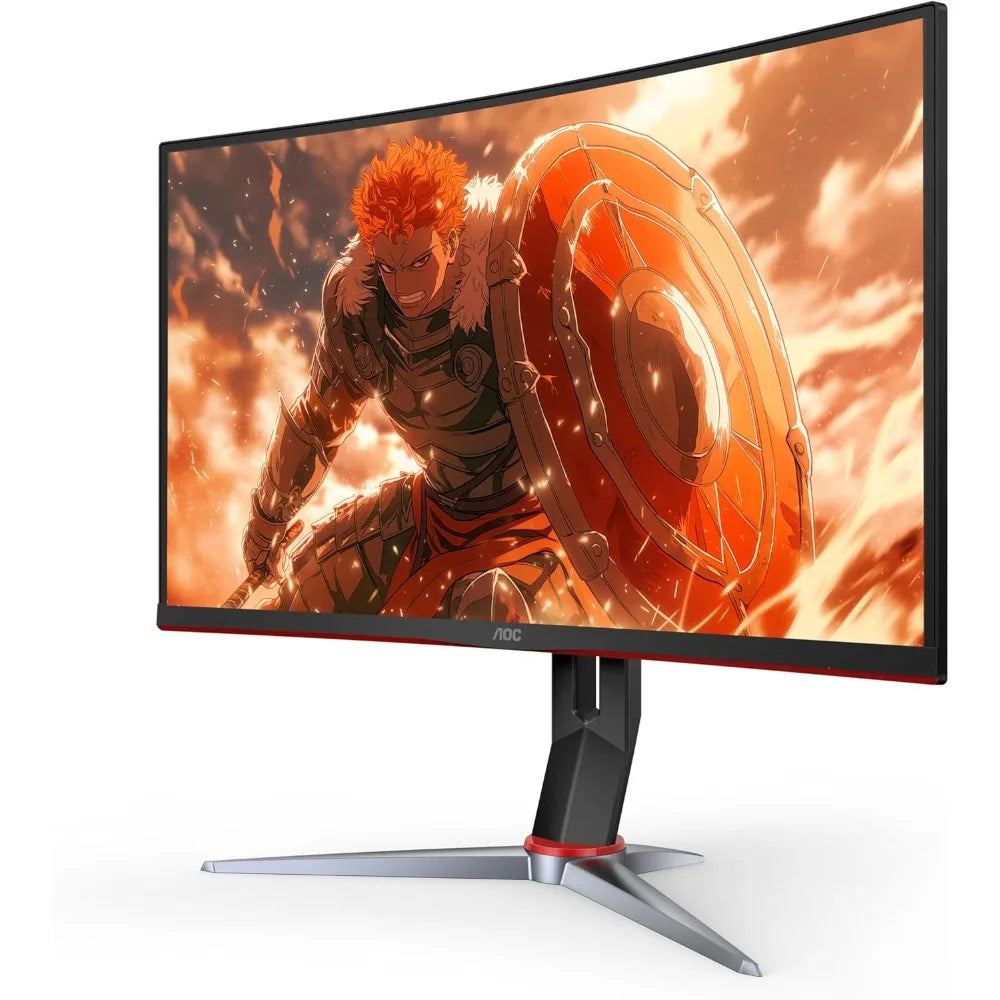 Popular C27G2Z 27" Curved Frameless Ultra-Fast Gaming Monitor,FHD 1080p, 0.5ms 240Hz, FreeSync, 2x HDMI 2.0,Height Adjustable