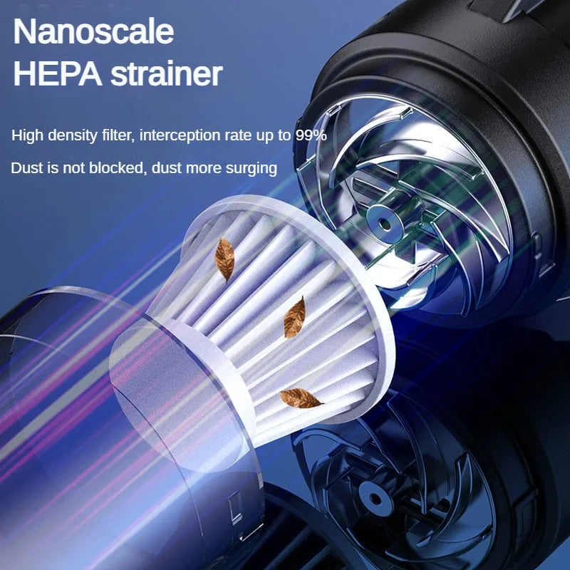 Xiaomi Home Car Dual-Use mini Wireless Vacuum Cleaner Portable Car Vacuum Cleaner Handheld Upright Blowing Suction Integrated