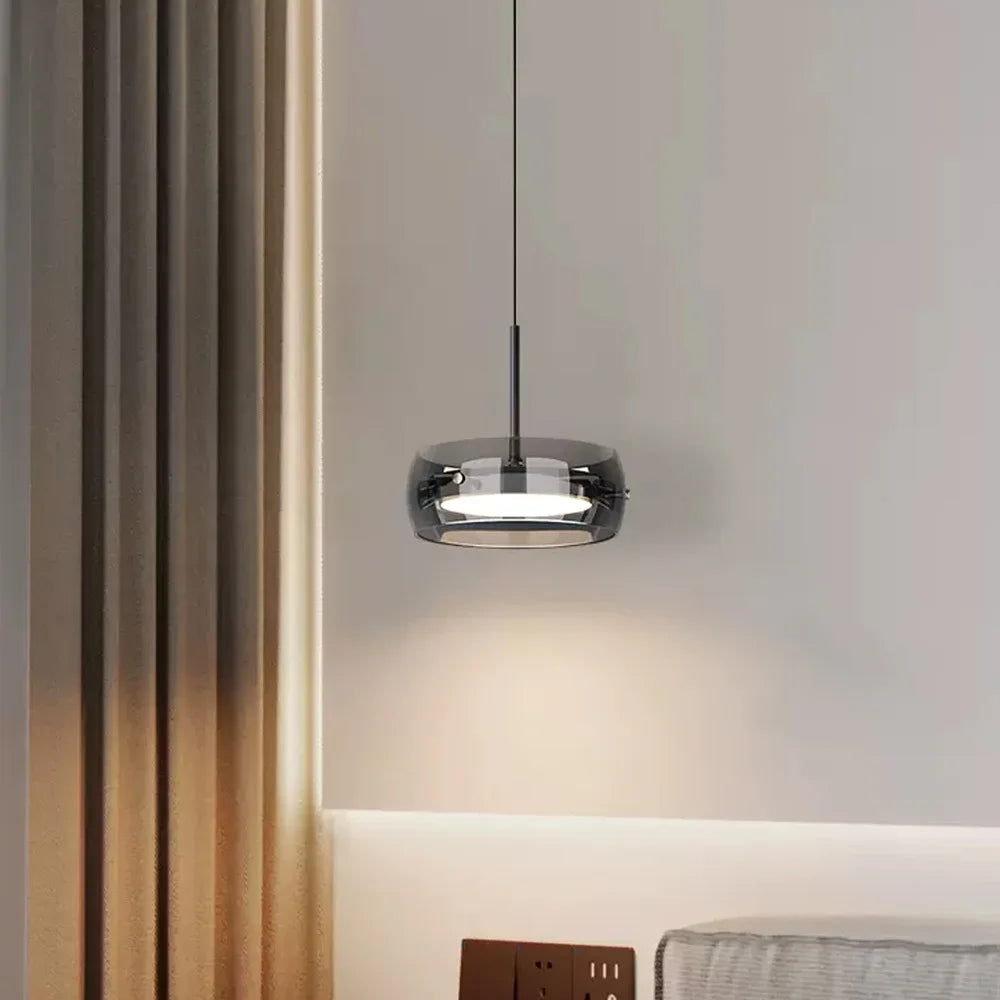 Glass Pendant Lights Modern Plating For Living Room Bedroom Restaurant Bar Hotel Indoor Warm Light Decorative LED Lighting