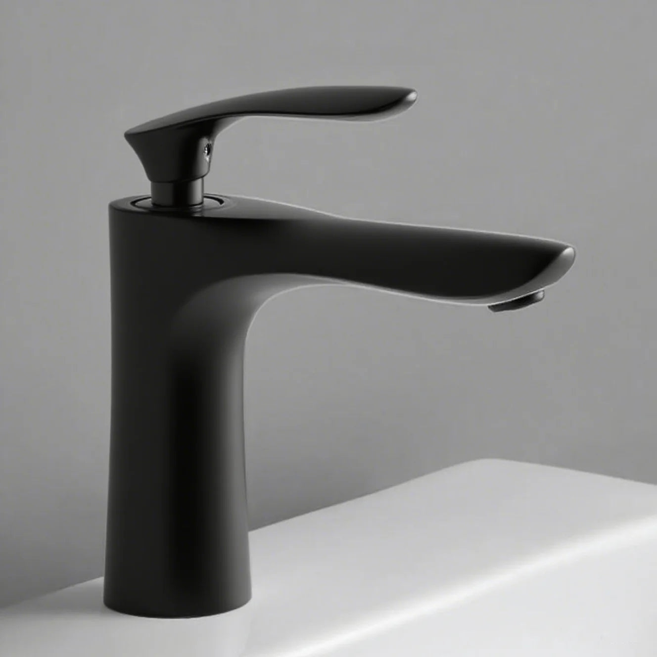 Bathroom Faucet kitchen Ceramics Cold Hot Water Basin Sink Mixer Tap Maple Leaf Deck Mounted Waterfall Tap Single Hole Tapware