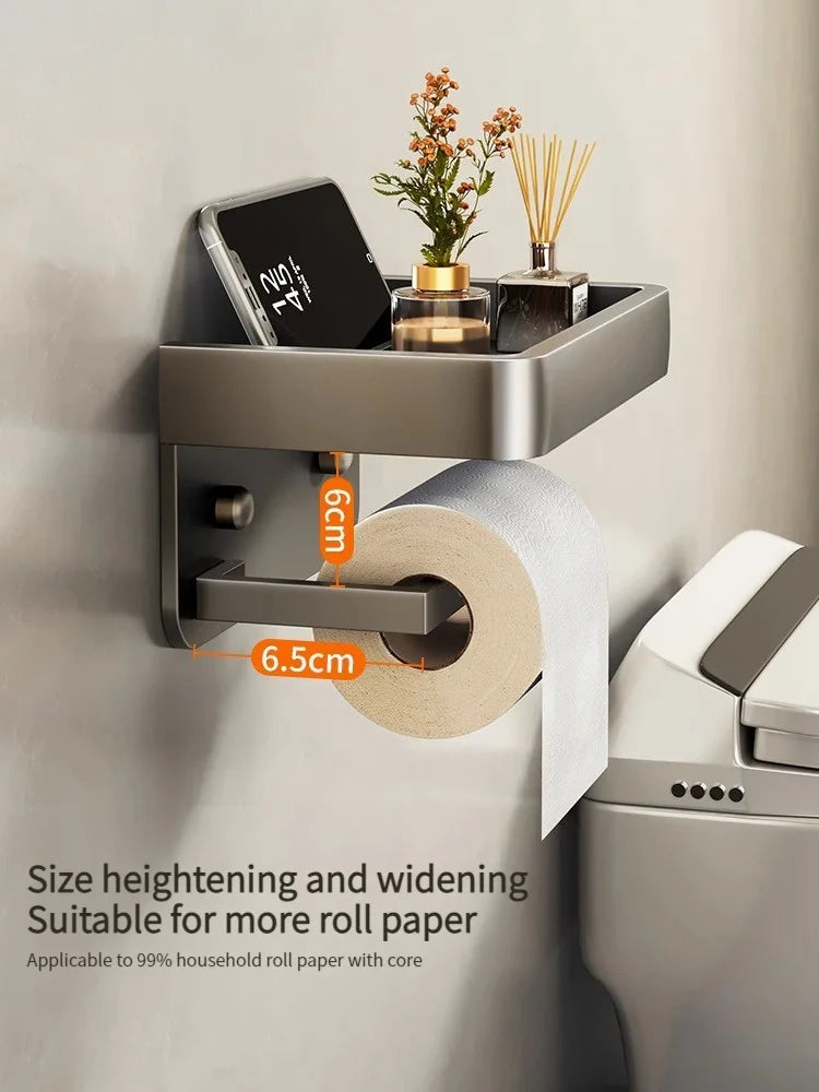 Bathroom Rack Tissue Box Hanger/Aluminum Home Tissue Rack Storage Box/Bathroom