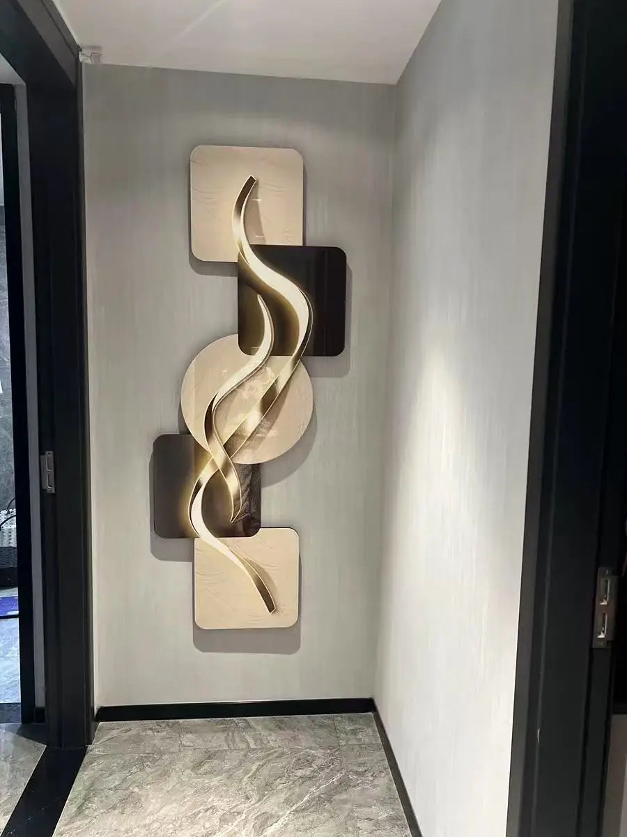 Led Lights Light Fine Luxury Study Room Living Room Bedroom Decoration Corridor Highend Atmosphere Hanging  Murals Room Decor