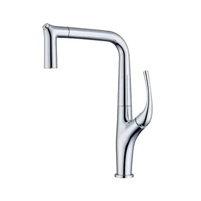 Pull Out Water Filter Tap Brass Crane For Deck Mounted Black  Sink Mixer 3 Way Kitchen Faucet