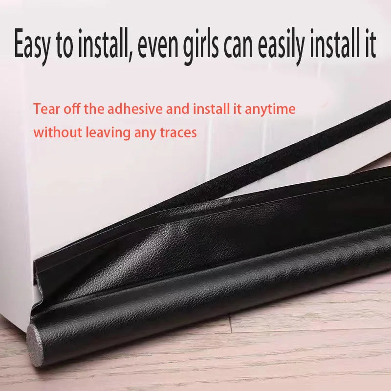 Door gap sealing strip, windproof bottom, bedroom door gap, waterproof, insect proof, soundproof door, and air leakage strip