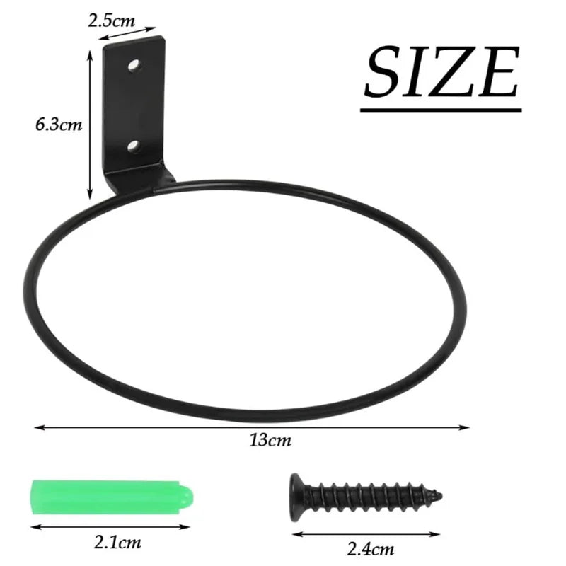 4/5/6/8inch Flower plant stand ring wall mount, plant wall hanging ring, metal plant stand wall mount Flower pot hook
