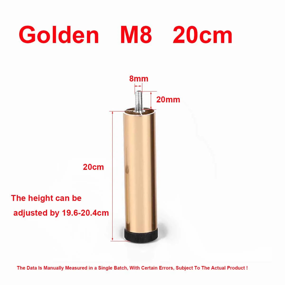M8Furniture Height Increasing Foot Pads Washing Machines Refrigerators Height Increasing Shock-Absorbing Adjustable Support Legs