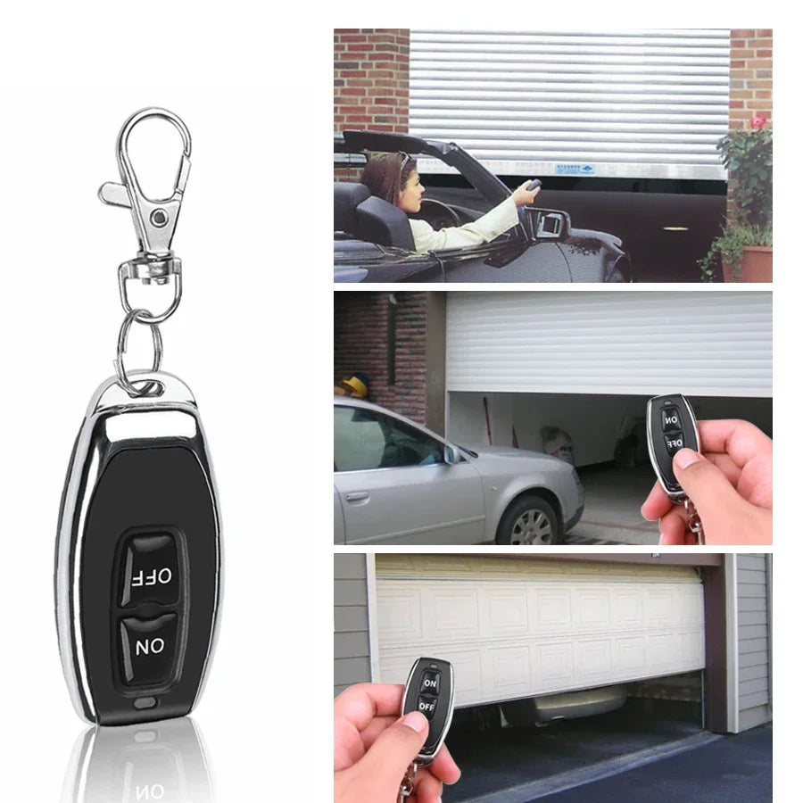 RF 433Mhz Smart Swith Universal Gate Remote DC 12V 10A Relay Receiver Asking Code DIY Mini Module for Garage Door LED Lighting