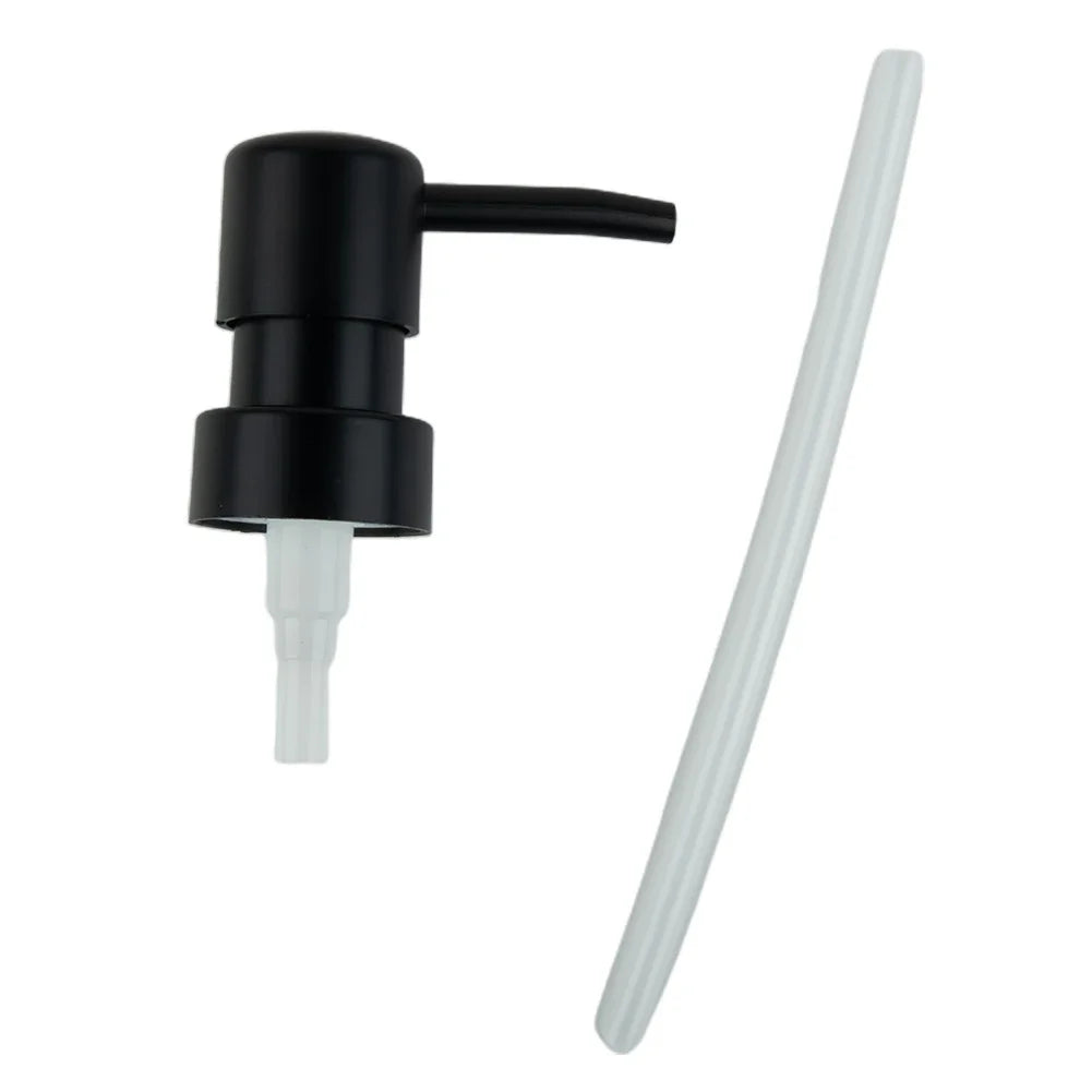 1 Set Premium Soap Pump Heads: 28 Thread, ABS Round Head Lotion Dispenser for Bath Bottles, Press Nozzle Design for Easy Use