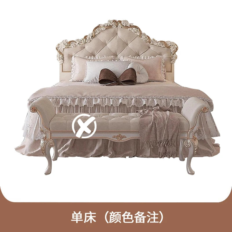 Clear Decoration Bed Lounge Unique Creative Designer Modern Luxury Nordic Bed Save Space Girls Letto Matrimoniale Home Products