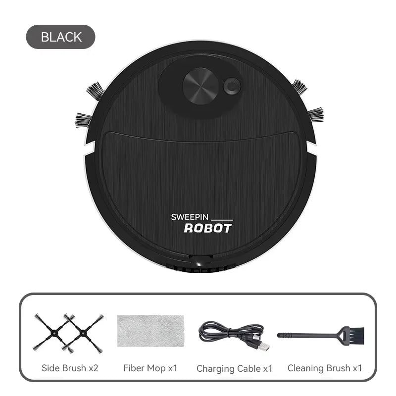 New Automatic Robot Vacuum Cleaner Smart Sweeping Dry Wet Cleaning Machine Charging Intelligent Vacuum Cleaner for Home