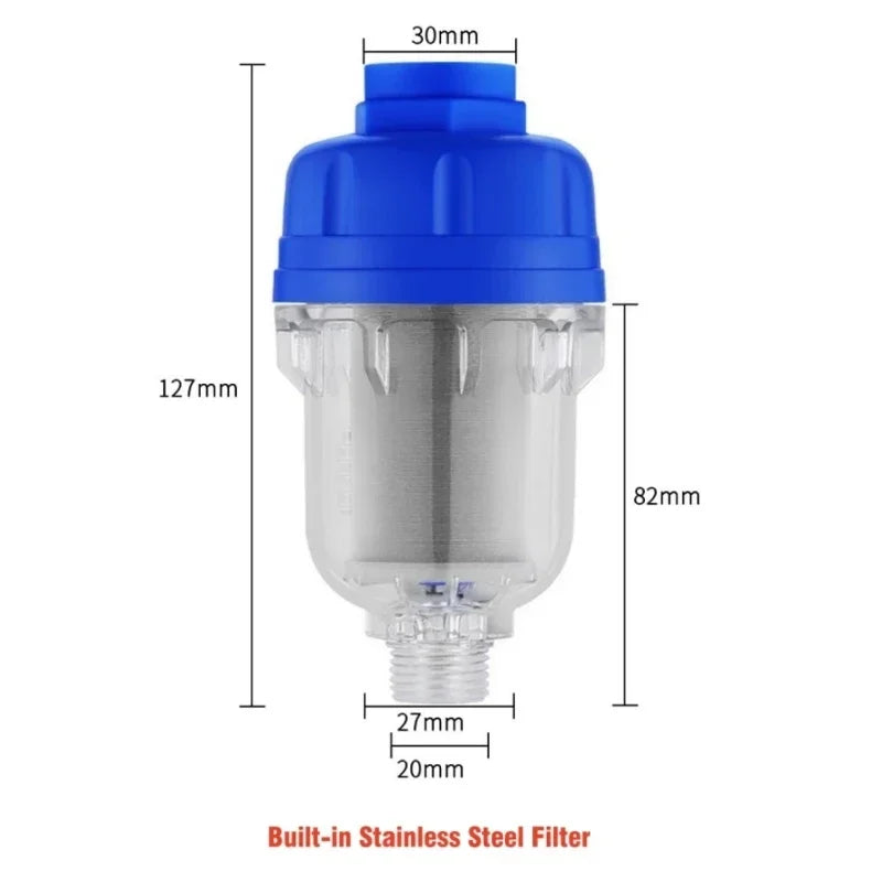 1/2 Inch Stainless Steel Household Pre Water Purification Filter Tap Heater Washing Machine Universal Anti-scaling Filter