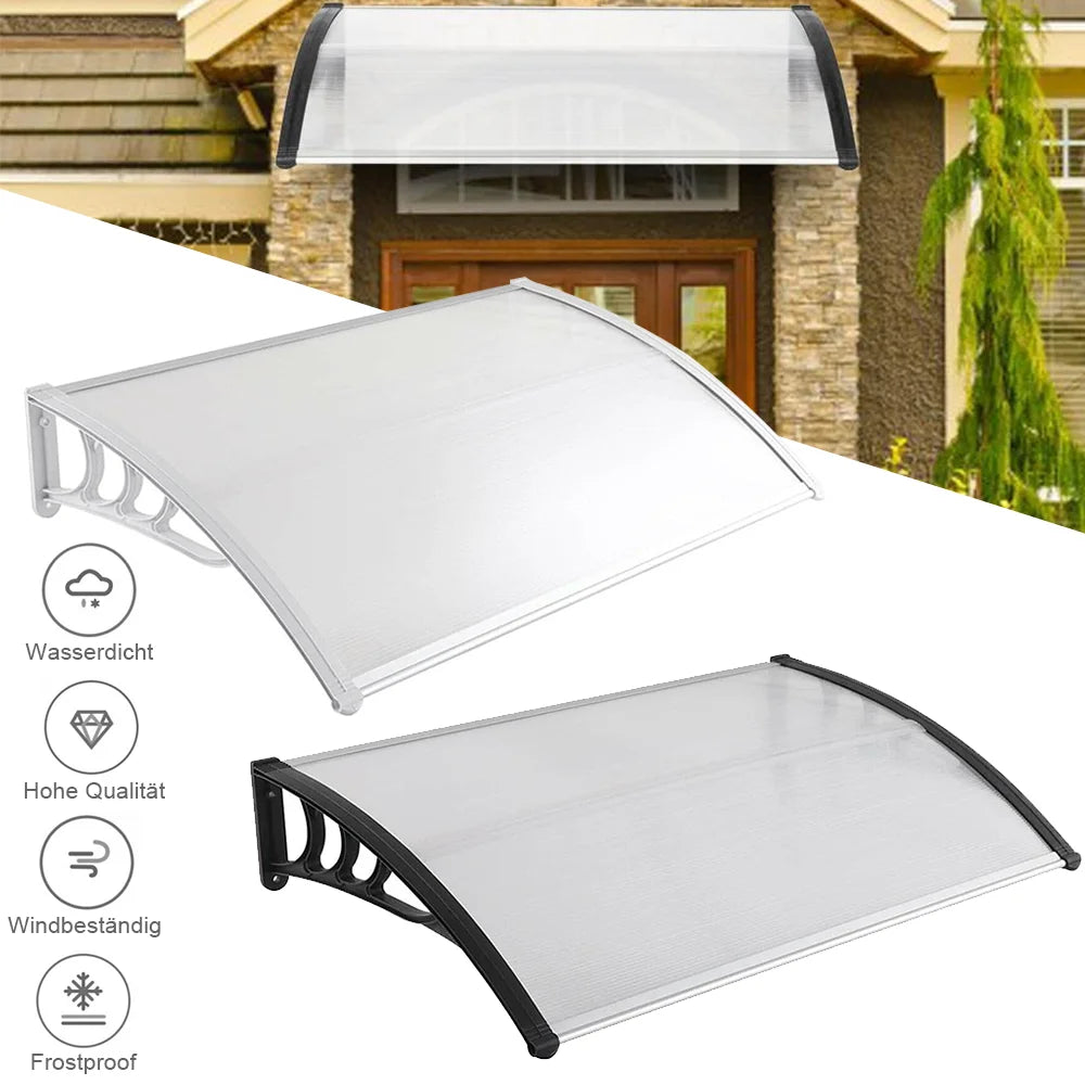Window Door Awning Canopy Window Awning Front Door Overhang Awning for Sun Shutter For Store Entrance Home Balcony Awning Bracke