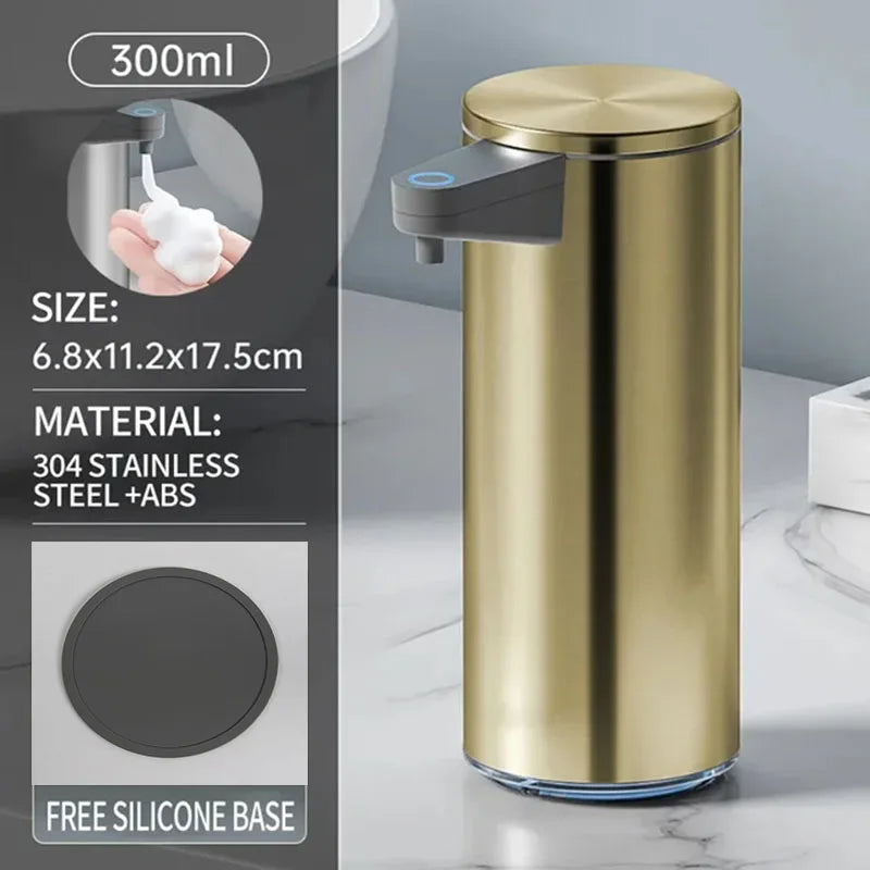 Stainless Steel Soap Dispenser Electric Non-Contact Infrared Sensor Soap Dispenser Liquid Dispenser For Home Kitchen Bathroom
