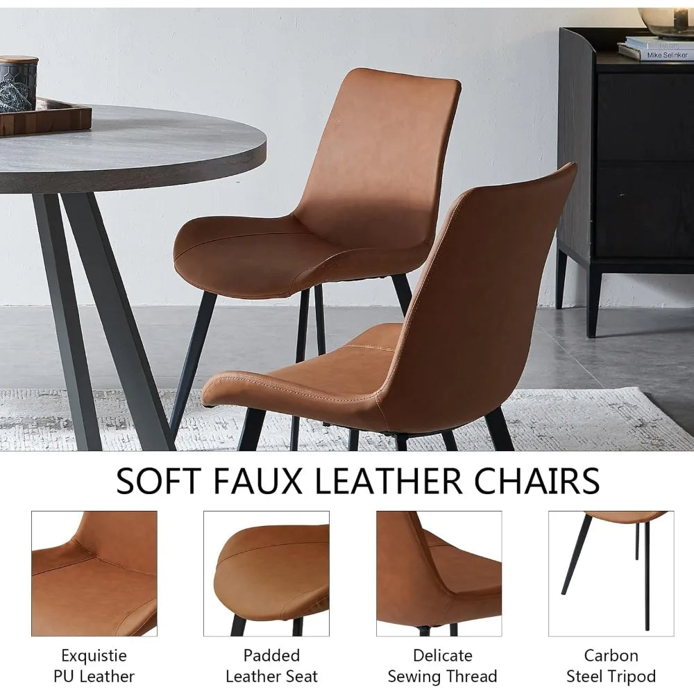 Round Dining Table Set, Mid Century Modern Small Round Dining Table Set, Saving Space